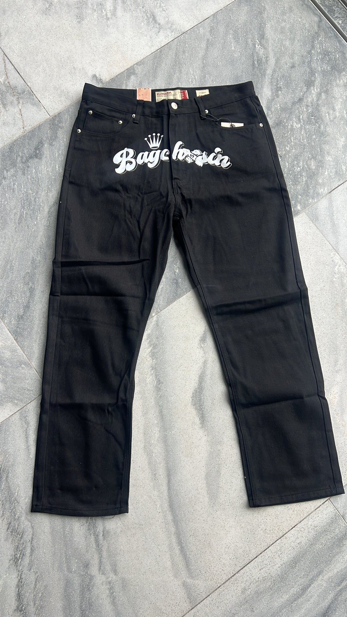 Black Bagchasin Denims