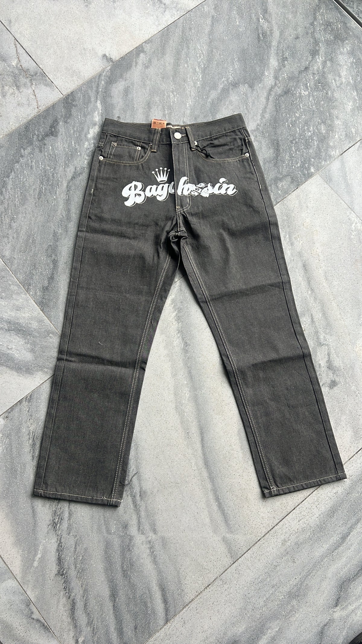 Light Grey BagChasin Denims Crown Logo